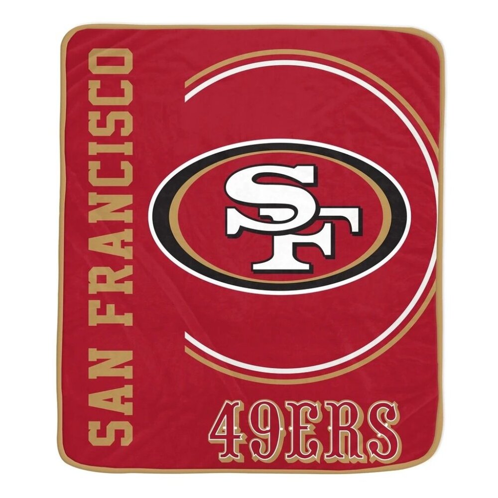 San Francisco 49ers Pegasus 50 x 60 Keep It Simple Ultra Soft Blanket